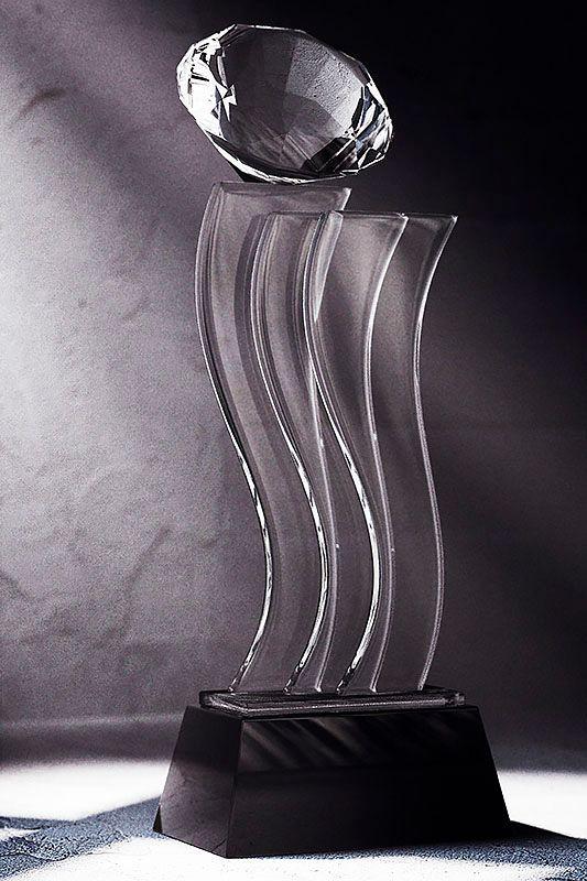 Trophée en cristal -  GLA0316