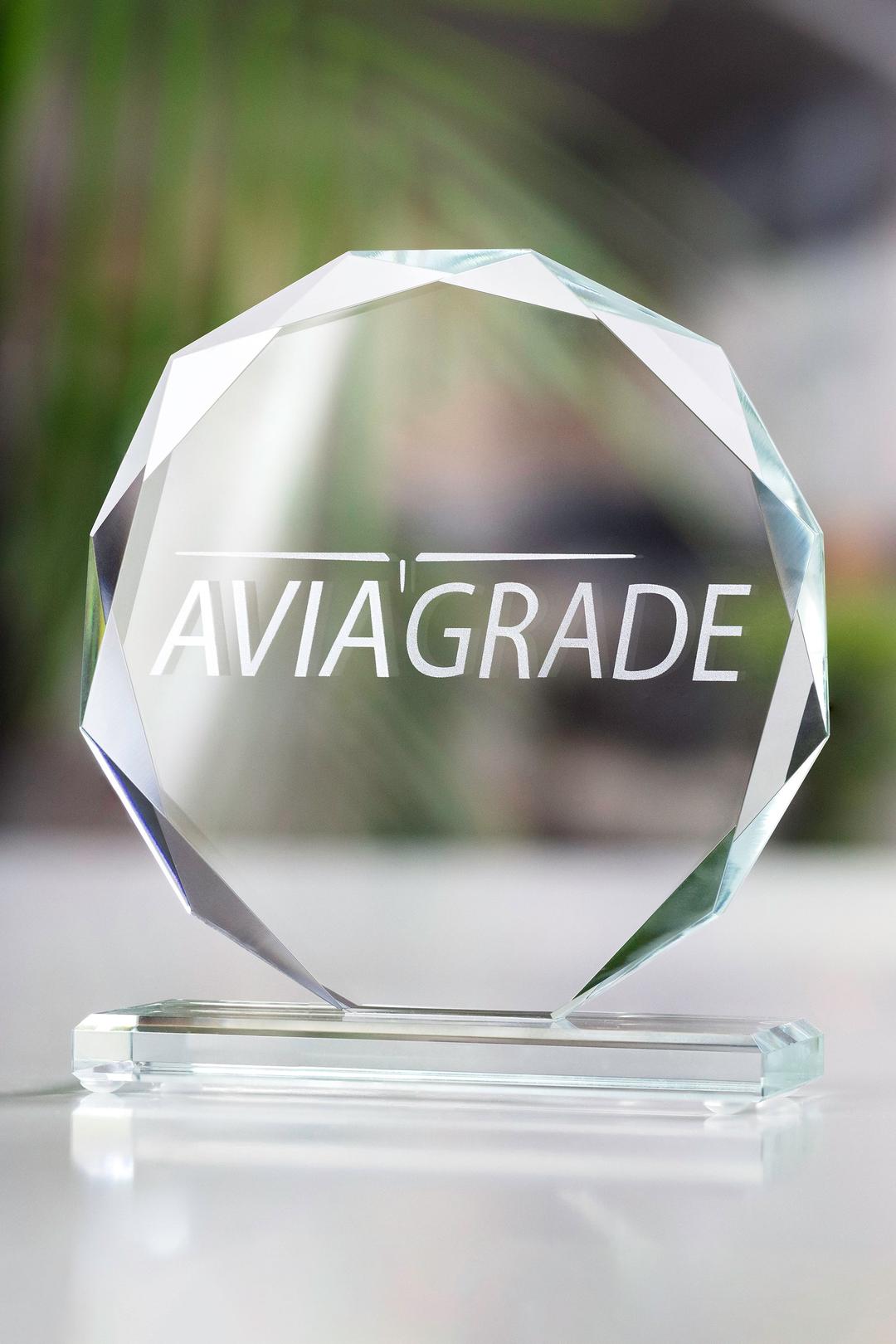Trophée en verre -  GLA0001