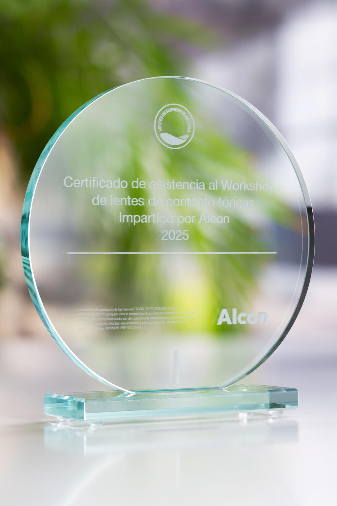 Trophée en verre -  GLA0015