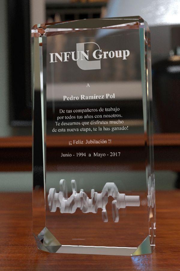 Trophée en cristal -  GLA0099