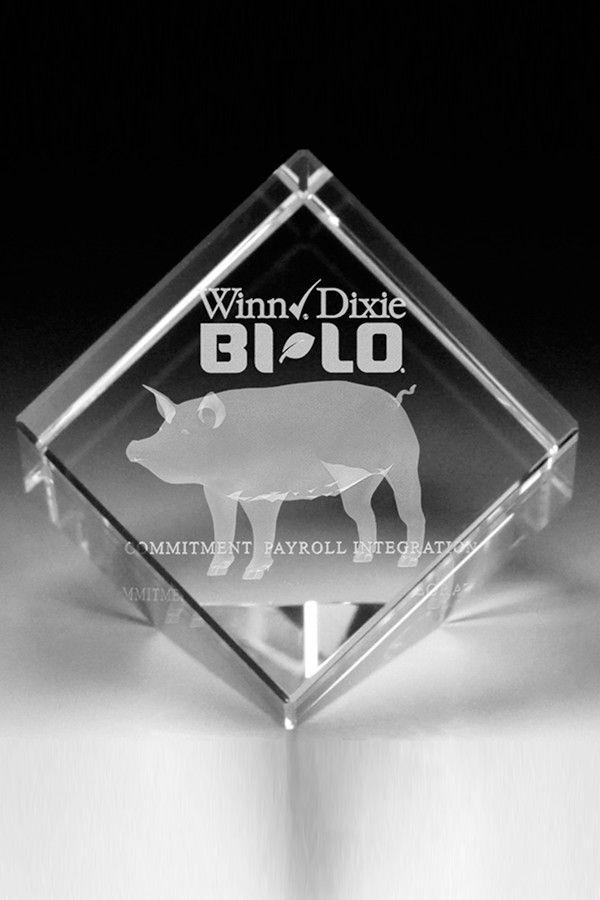 Trophée en verre -  GLA0107