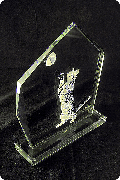 Trophée en verre -  GLA0010