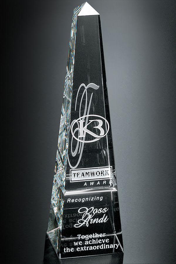 Trophée en cristal -  GLA0115