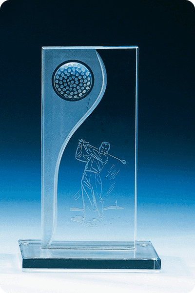 Trophée en cristal -  GLA0208