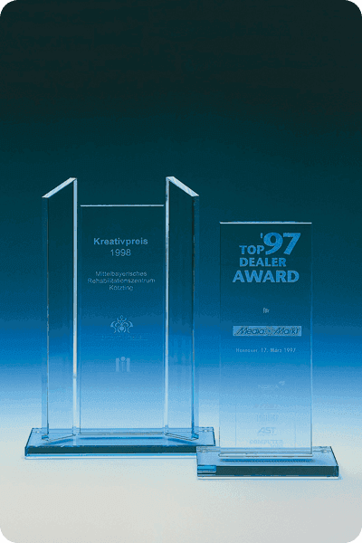 Trophée en verre -  GLA0215