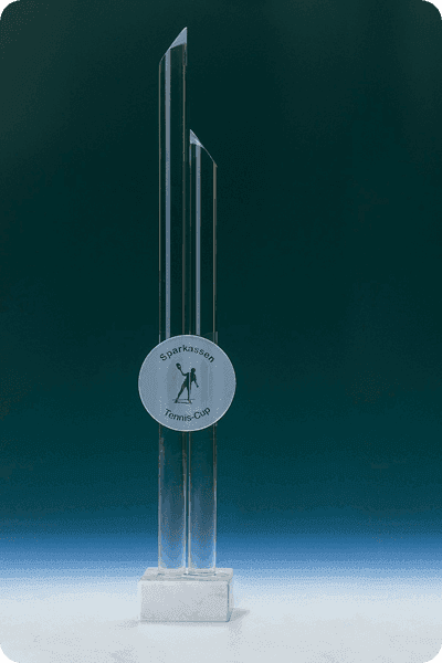 Trophée en verre -  GLA0219