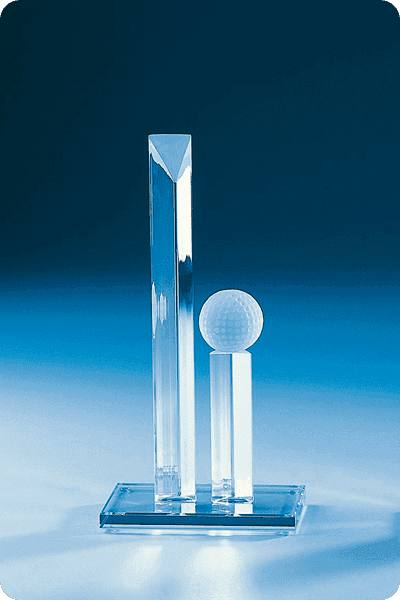 Trophée en verre -  GLA0225