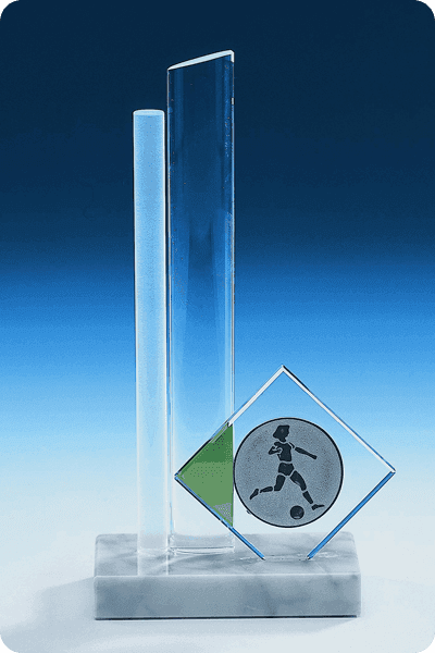 Trophée en verre -  GLA0232