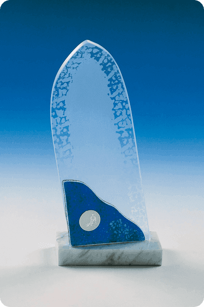 Trophée en verre -  GLA0237