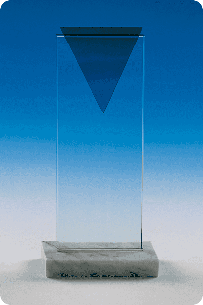 Trophée en verre -  GLA0239