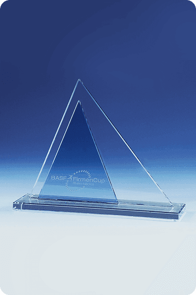Trophée en verre -  GLA0243