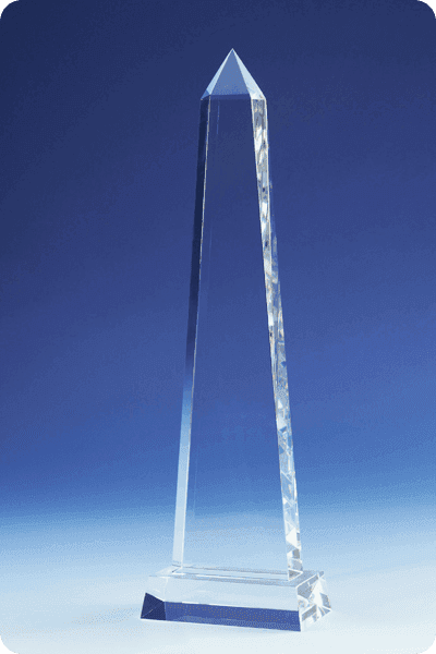 Trophée en verre -  GLA0244