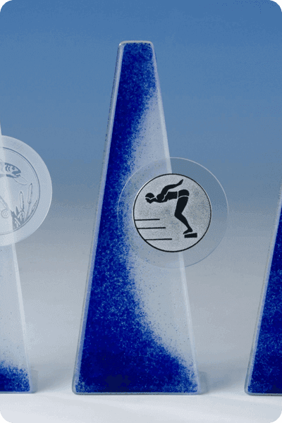 Trophée en verre -  GLA0248