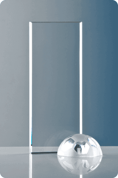 Trophée en cristal -  GLA0251
