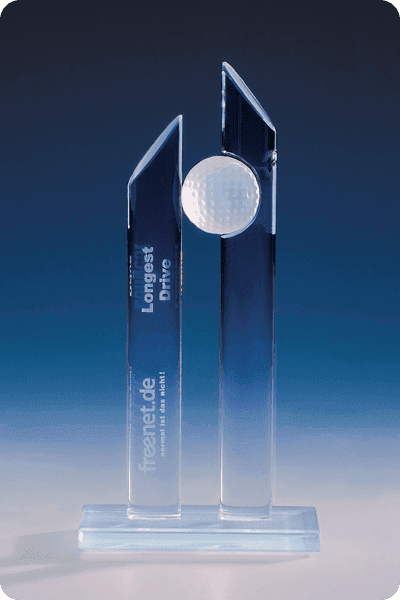 Trophée en cristal -  GLA0254