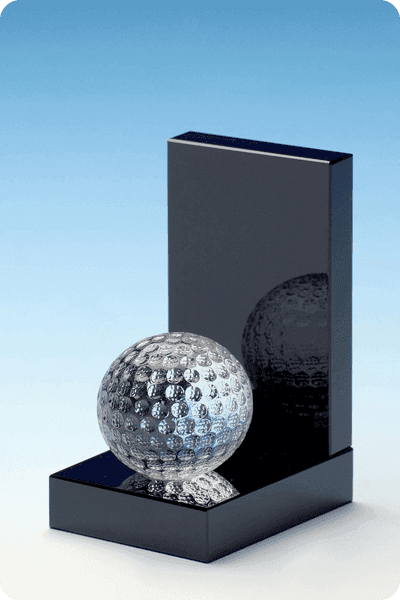 Trophée en cristal -  GLA0258