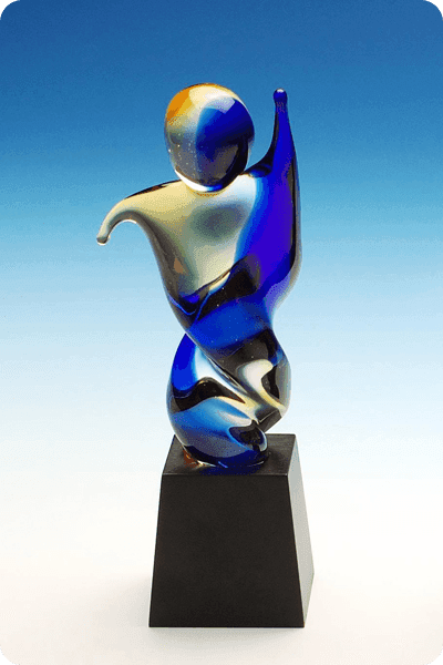Trophée en verre -  GLA0260