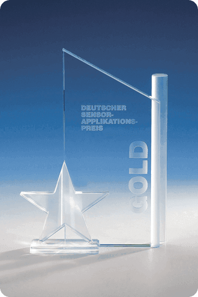 Trophée en verre -  GLA0261