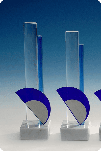 Trophée en verre -  GLA0264