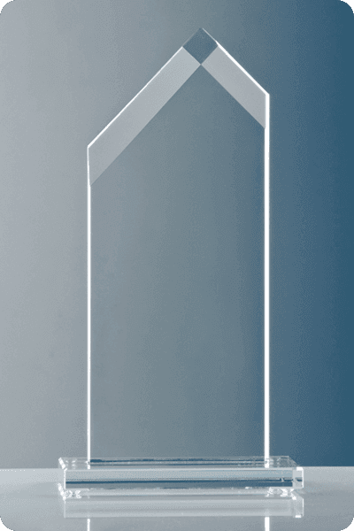 Trophée en verre -  GLA0281