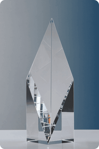 Trophée en cristal -  GLA0287