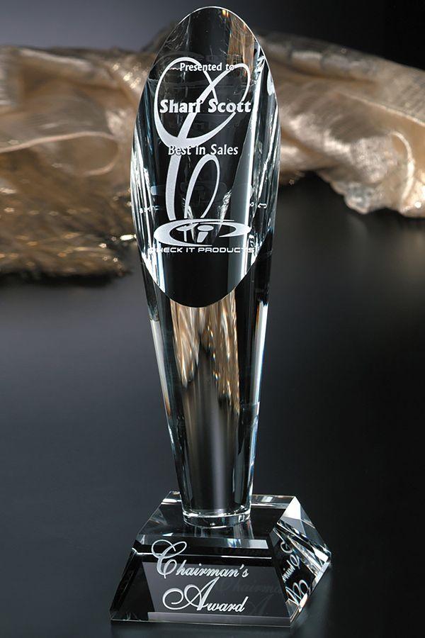 Trophée en cristal -  GLA0326
