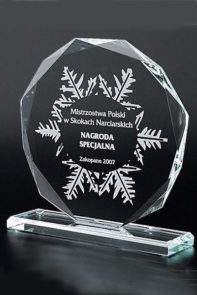Trophée en verre -  GLA0032