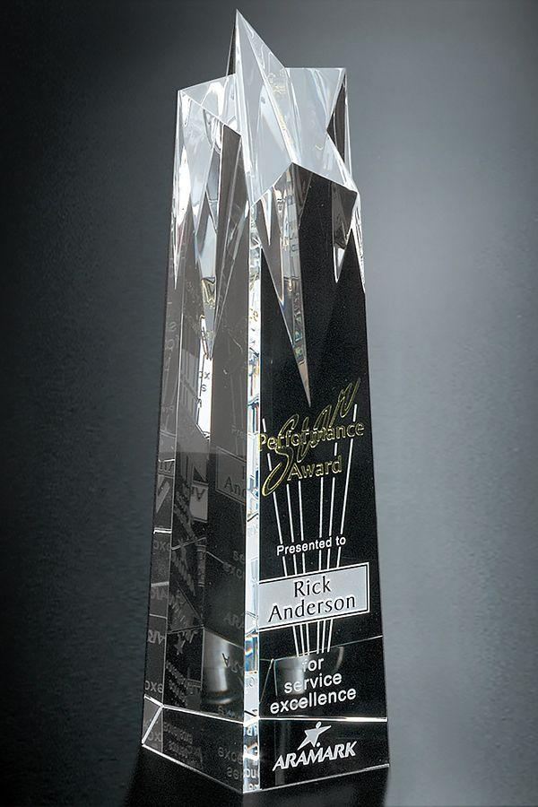 Trophée en cristal -  GLA0407
