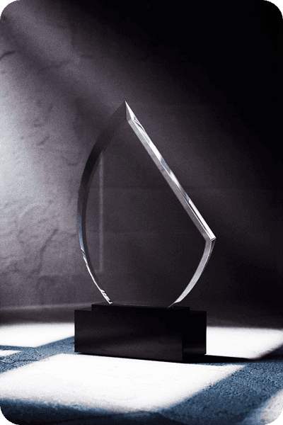 Trophée en cristal -  GLA0419