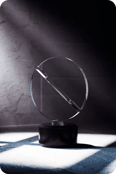Trophée en cristal -  GLA0423