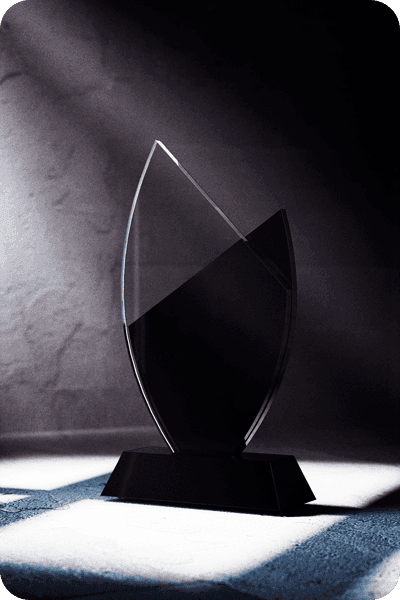 Trophée en cristal -  GLA0424