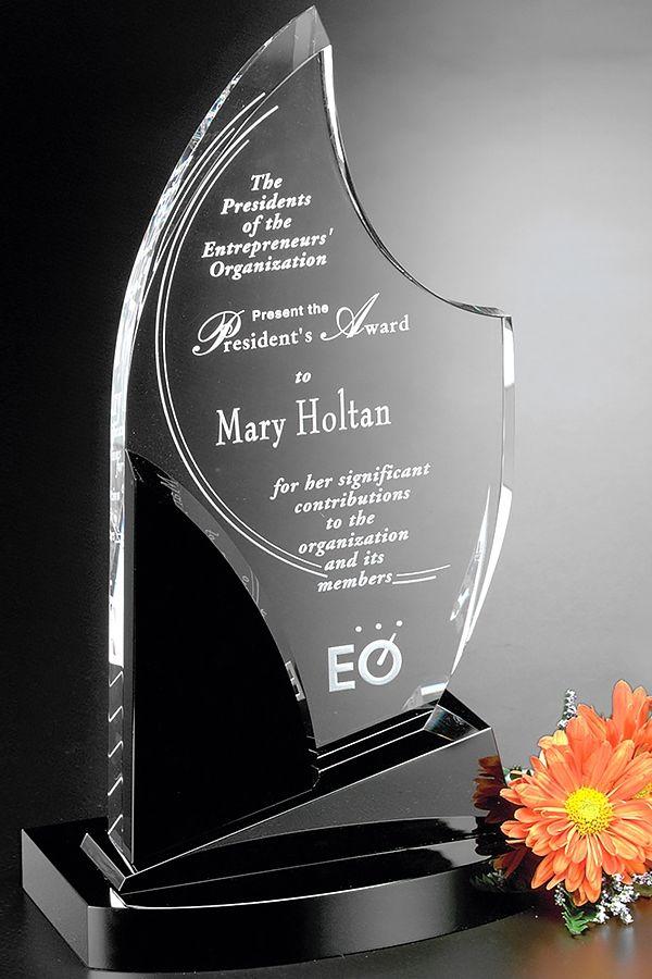 Trophée en cristal -  GLA0425