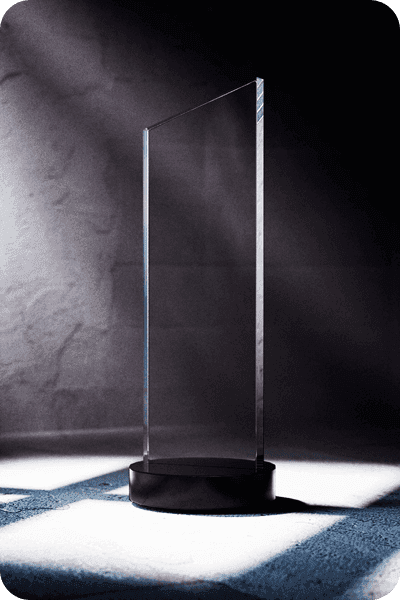 Trophée en cristal -  GLA0427