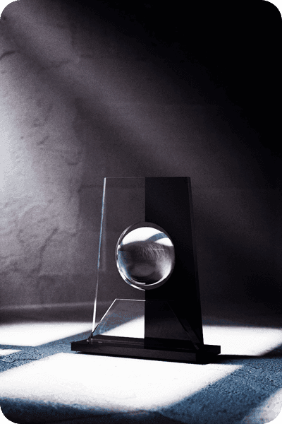 Trophée en cristal -  GLA0429