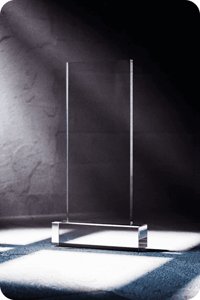 Trophée en cristal -  GLA0430