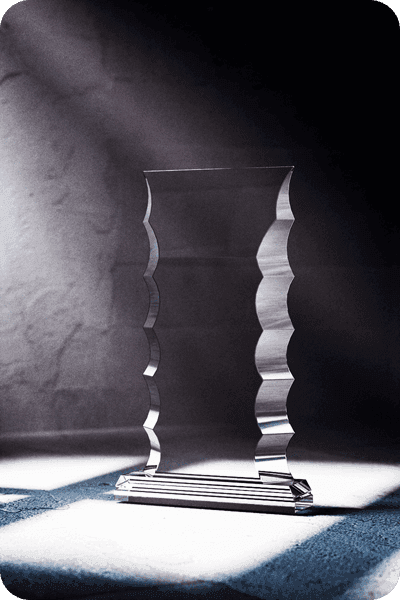Trophée en cristal -  GLA0432