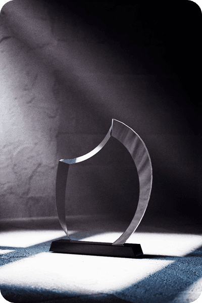 Trophée en cristal -  GLA0436