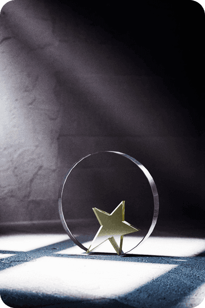 Trophée en cristal -  GLA0438