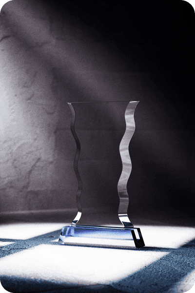 Trophée en cristal -  GLA0445