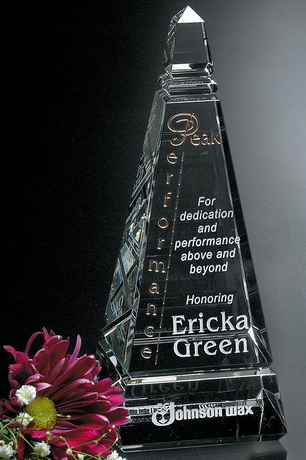 Trophée en cristal -  GLA0468