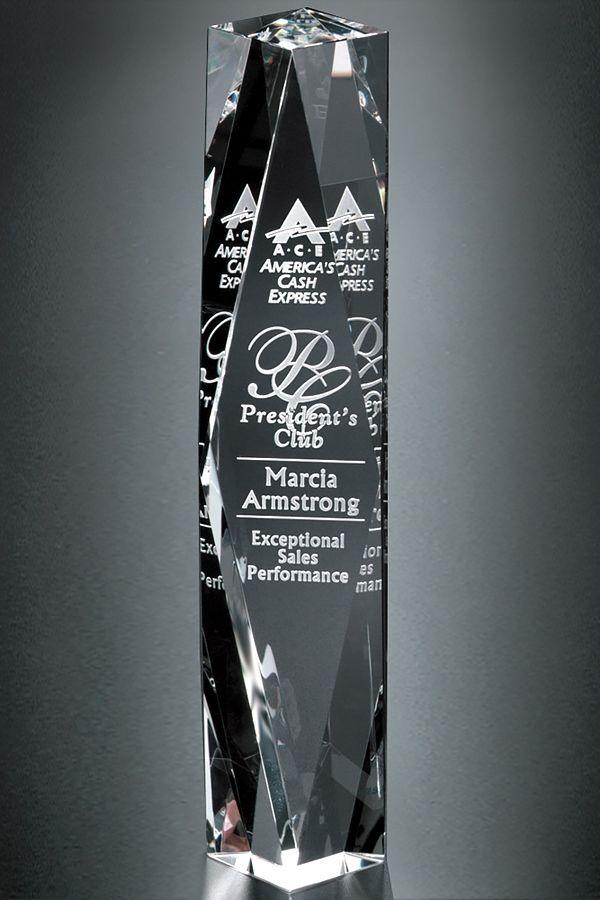 Trophée en cristal -  GLA0547