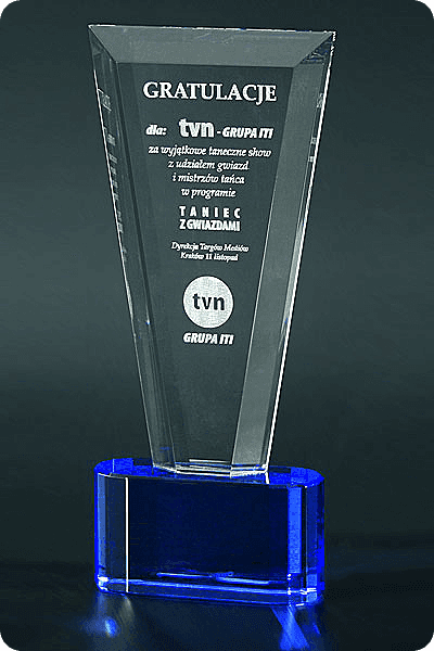 Trophée en cristal -  GLA0057