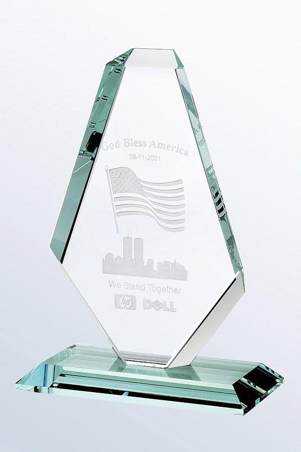 Trophée en verre -  GLA0744