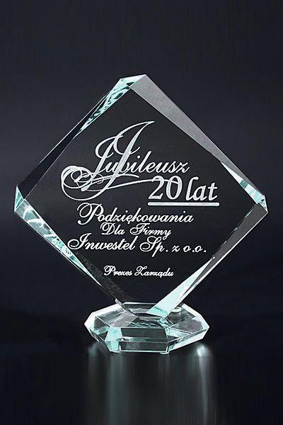Trophée en verre -  GLA0078