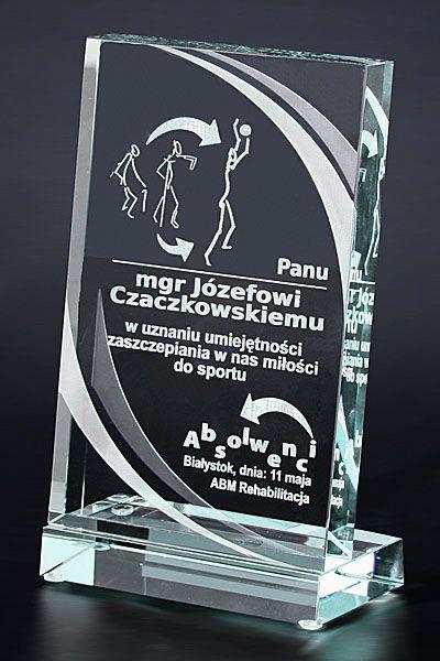 Trophée en verre -  GLA0079
