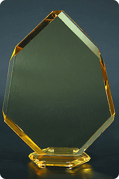 Trophée en verre -  GLA0087