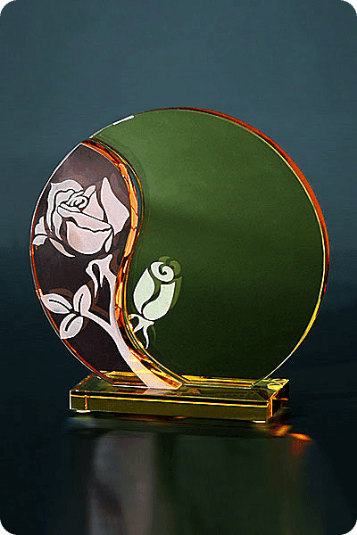 Trophée en verre -  GLA0088