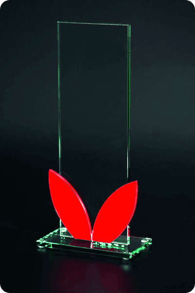 Trophée en verre -  GLA0935