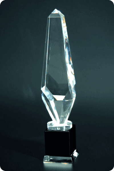 Trophée en cristal -  GLA0937