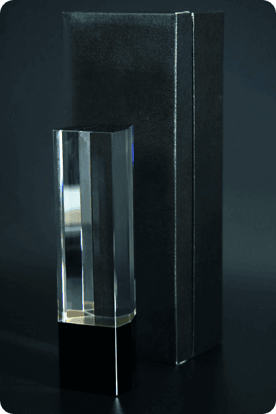 Trophée en cristal -  GLA0939